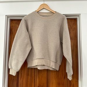 Everlane Shearling Sweatshirt